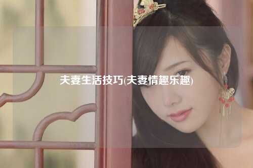 夫妻生活技巧(夫妻情趣乐趣)