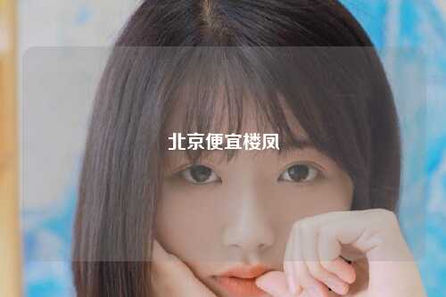 北京便宜楼凤