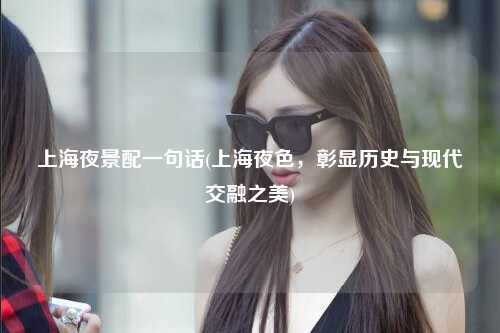 上海夜景配一句话(上海夜色，彰显历史与现代交融之美)